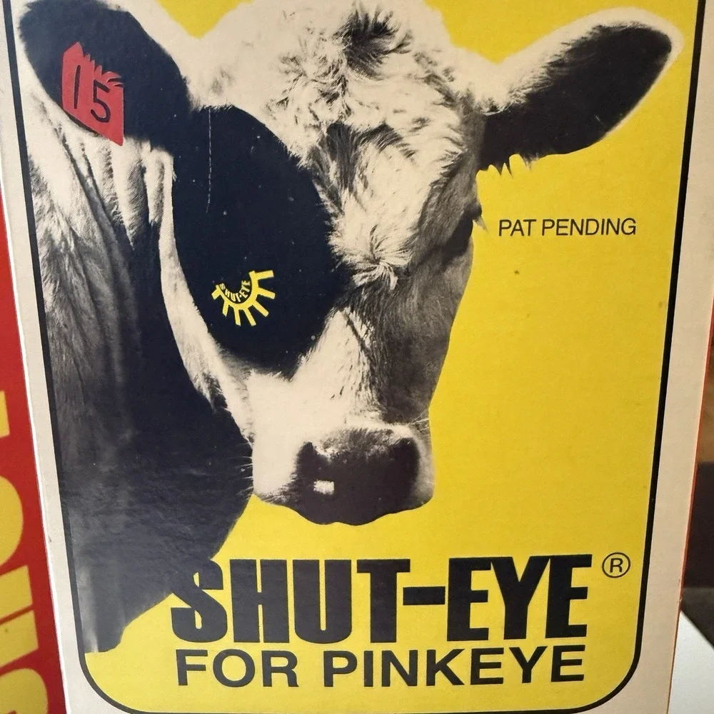 Shut-Eye For Pinkeye Protective Eye Patch for Cattle - Calf Size 2pk